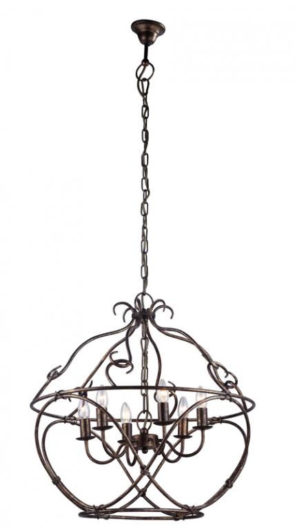 Подвесная люстра Arte Lamp Bellator A8960SP-6GA