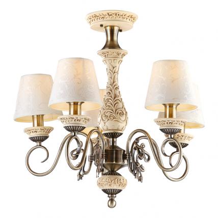 Подвесная люстра Arte Lamp Ivory A9070PL-5AB