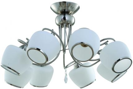 Потолочная люстра IDLamp 802/8PF-Whitechrome