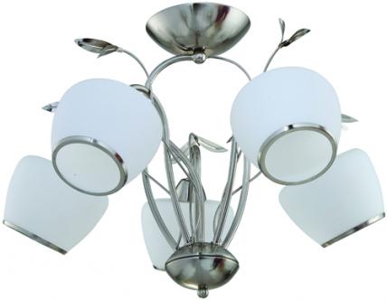 Потолочная люстра IDLamp 825/5PF-Whitechrome