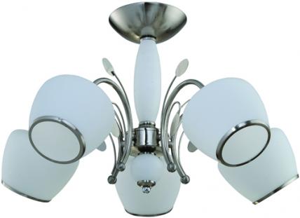 Потолочная люстра IDLamp 842/5PF-Whitechrome