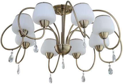 Потолочная люстра IDLamp 855/8PF-Oldbronze