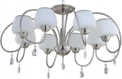 Потолочная люстра IDLamp 855/8PF-Whitechrome