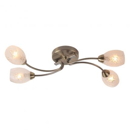 Потолочная люстра IDLamp 201/4PF-Oldbronze