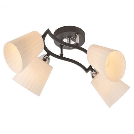 Потолочная люстра IDLamp 212/4PF-Blackchrome