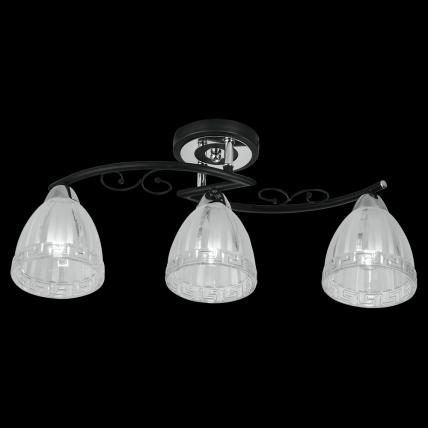 Потолочная люстра IDLamp 232/3PF-Blackchrome