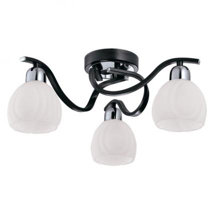 Потолочная люстра IDLamp 389/3PF-Blackchrome