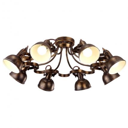 Потолочная люстра Arte Lamp Martin A5216PL-8BR