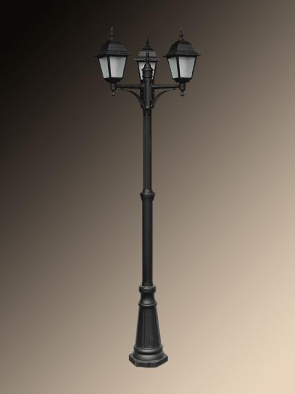 Садово-парковый светильник Arte Lamp Bremen A1017PA-3BK