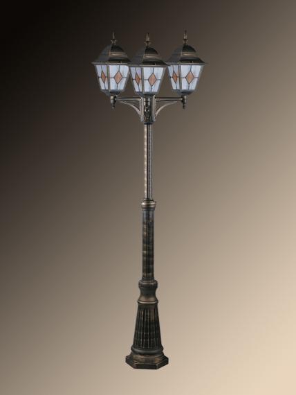 Садово-парковый светильник Arte Lamp Berlin A1017PA-3BN