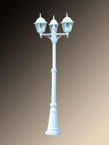 Садово-парковый светильник Arte Lamp Bremen A1017PA-3WH