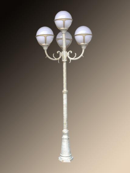 Садово-парковый светильник Arte Lamp Monaco A1497PA-4WG