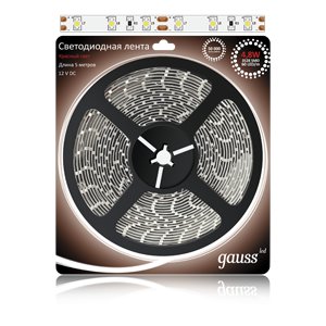 Светодиодная лента Gauss 5M красный 4.8W EB312000705